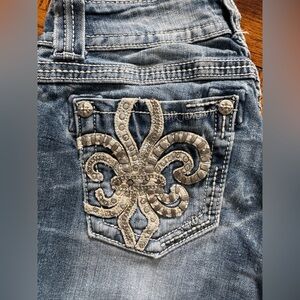 Miss Me Women's Blue Jeans size 27 inseam 33